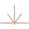Ekena Millwork Kennewick Smooth Timber Gable Bracket, Douglas Fir, 84"W x 56"H x 1 1/2"D x 3 1/2"F, 16/12 Pitch GBW084X56X0204KEN00SDF - alternate 1